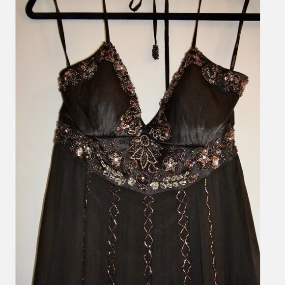 Sue Wong Black Beaded Dress - Picture 4 of 7